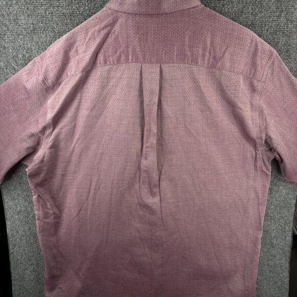 NWT Daniel Cremieux Long Sleeve Button Up Shirt Purple XL Cotton Blue X Print - Picture 12 of 16